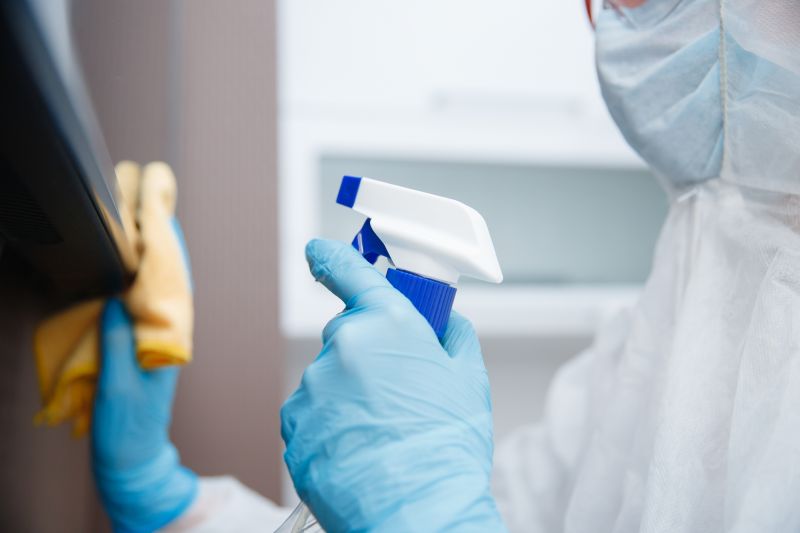 Local Disinfecting pros at work